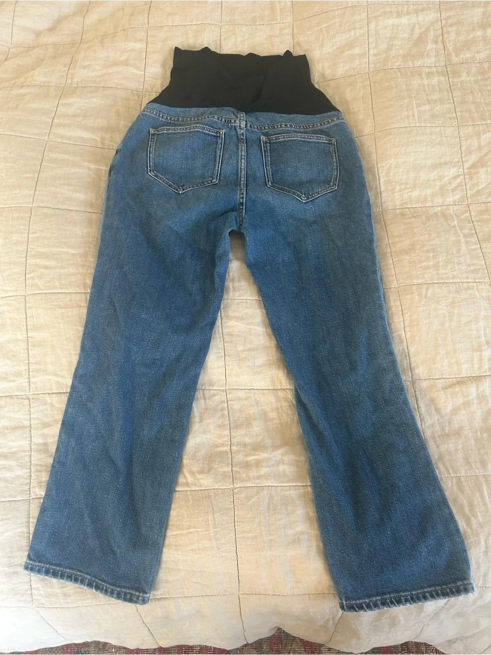 Hatch Maternity Over the Bump straight leg Jeans